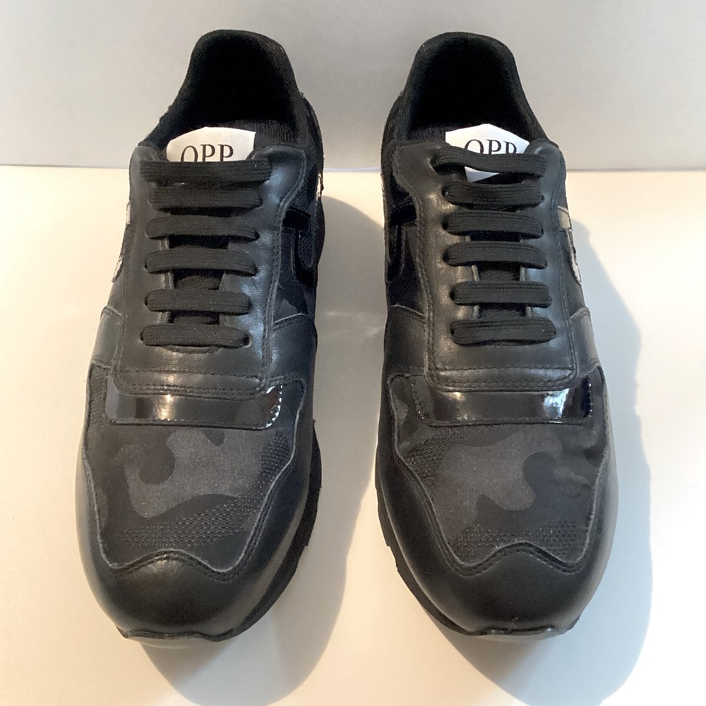 OPP France black camouflage style sneaker